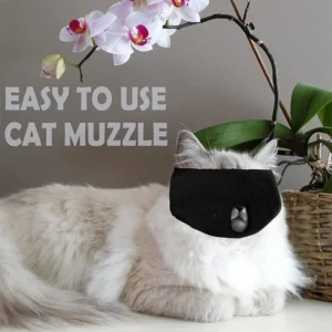 Breathable Cat Muzzle Anti Biting Chewing Pet Grooming Supplies