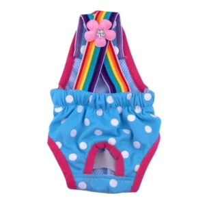Dots Pet Dog Shorts Diaper Sanitary Physiological Pants Washable Female