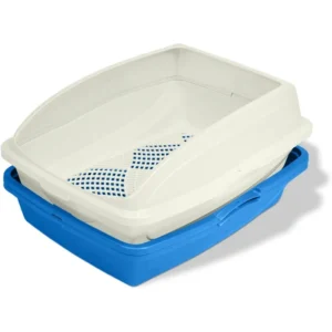 Pets Large Sifting Cat Litter Box with Frame, High Sided, CP5