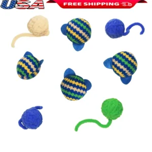Catnip Yarn Balls 9 Pack Colorful Lightweight Toys