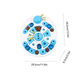 Pet Puzzle Food Plate Training Slow Feeder Dog Interactive Feeding Bowl Mental
