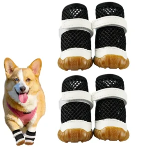 Small Dog Shoes Breathable Dog Mesh Shoes Paws Protectors