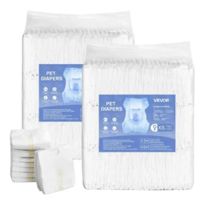 Super Absorbent Disposable Dog Diapers Female XS Size 144 Count