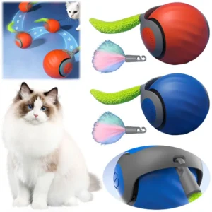 Automatic Moving Cat Toy Ball Smart Cat Toys
